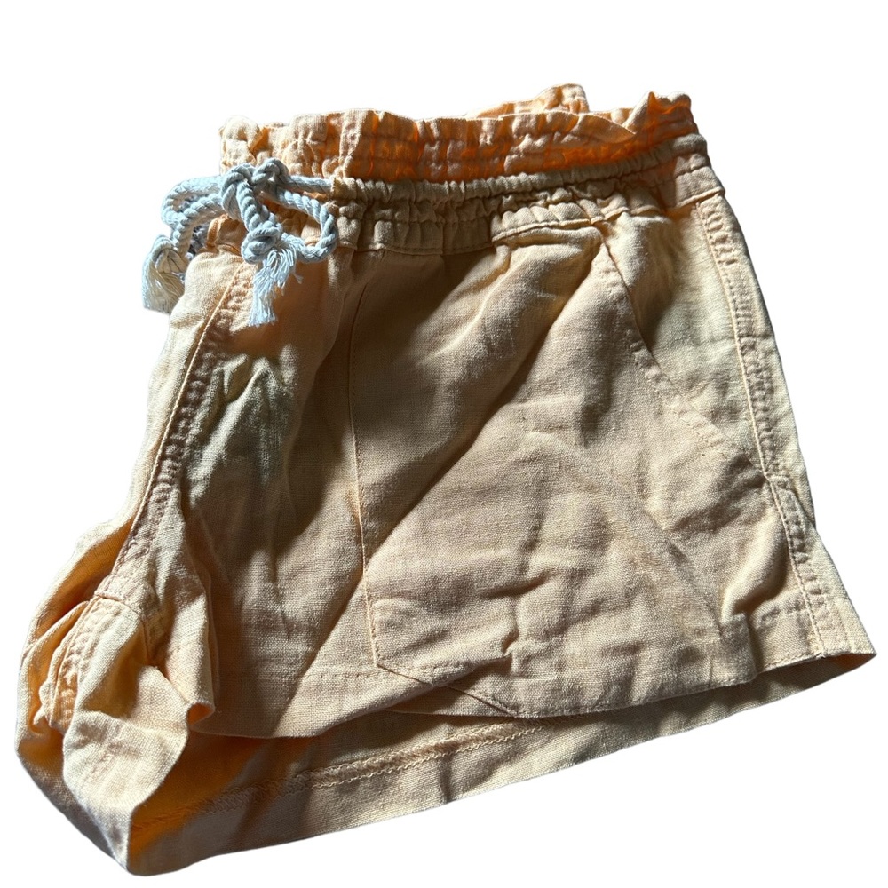 Roxy Women's Oceanside Beach Short with waist drawstring orange . Size L !! - Picture 5 of 13